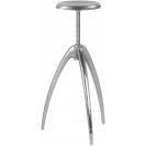 Silver Adjustable Bar Counter Stool