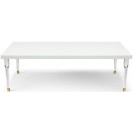 White Lacquer Rectangle Dining Table