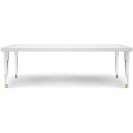 White Lacquer Rectangle Dining Table